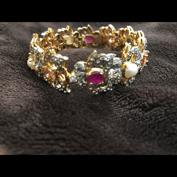 Bangle multi color stones and zircon beautiful - Picture 5 of 8